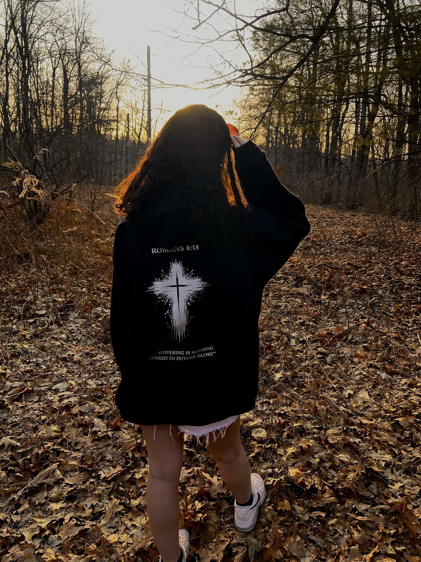 GIrl wearing Black WWJD 
